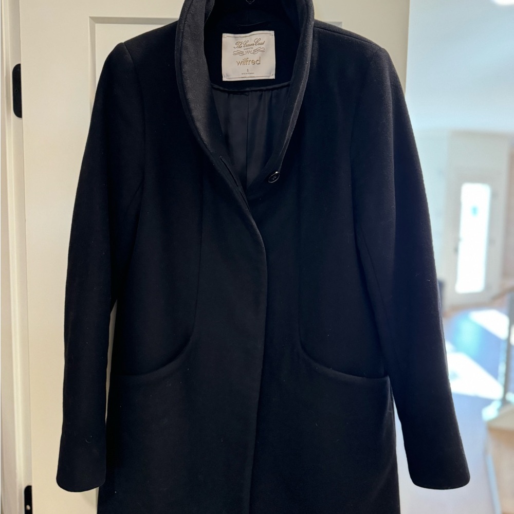 Aritzia Wilfred Cocoon Coat 
Cashmere/Wool